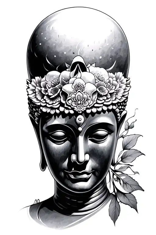 Buddha And Skulls