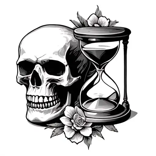Skull And Hourglass
