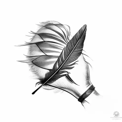 Feather Wrapped Arm-band