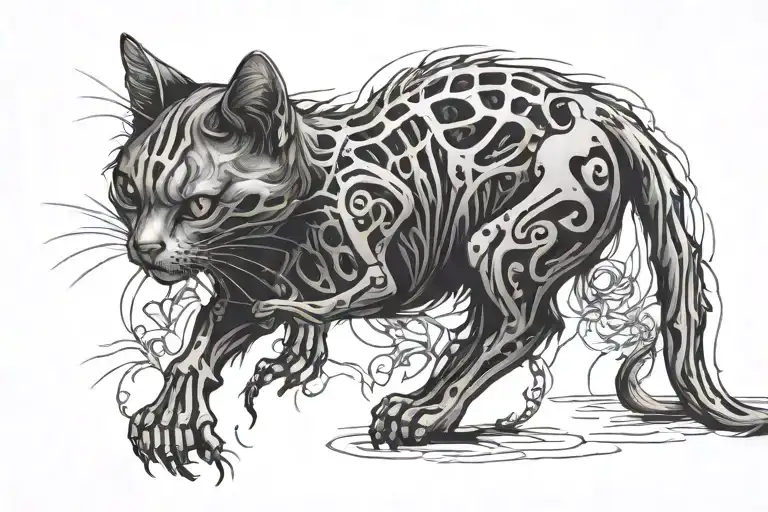 A Skeleton Cat