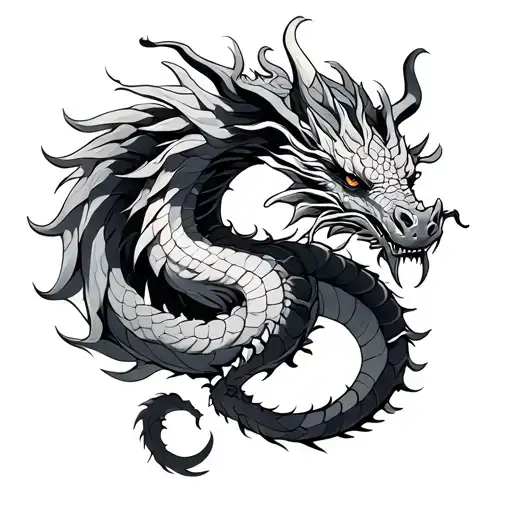 Balance Dragon Intertwined