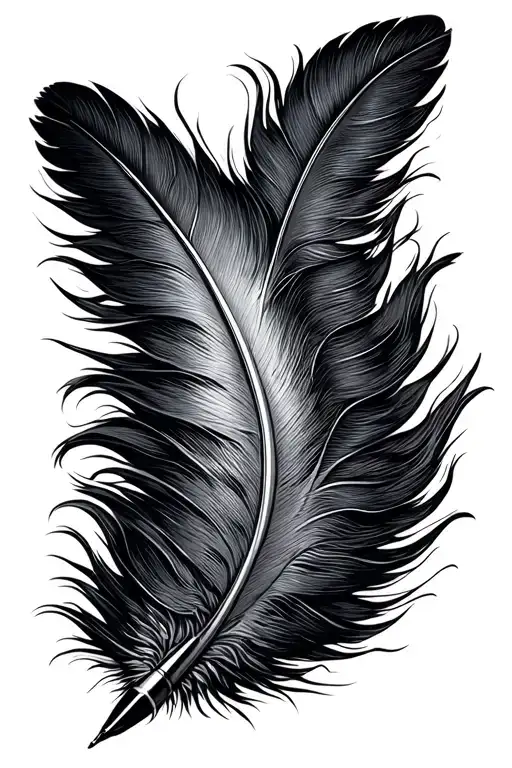 Feather Pen Writing