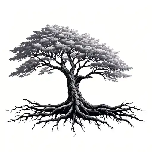 Tree Of Life With Roots