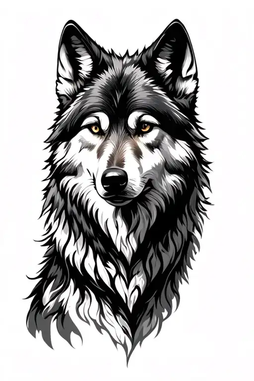 Wolf Made From Countries You've Visited