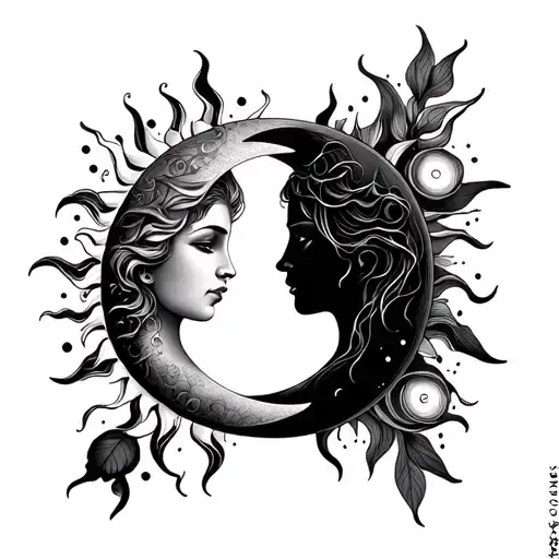 Couple Sun Moon