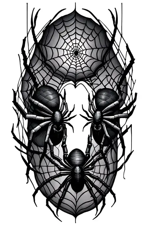 Spiders And Webs Surrounding