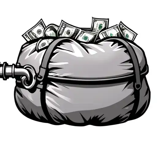 Mario Plumbing Bag Full Of Money