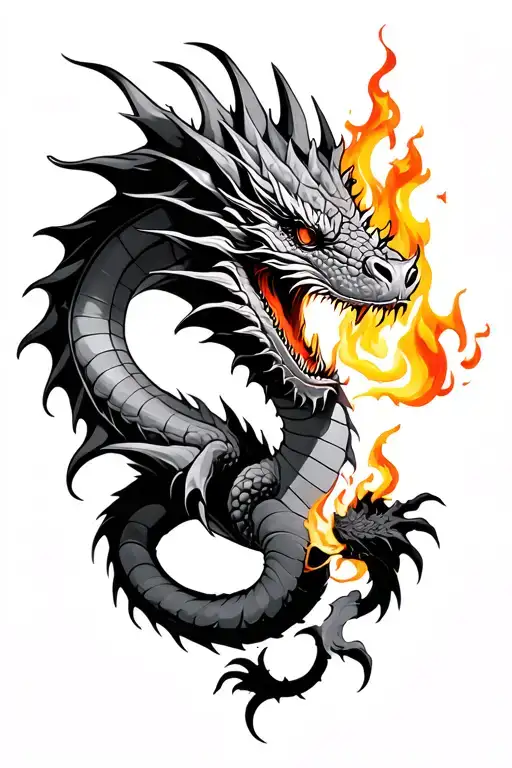 Dragon Breathing Fire