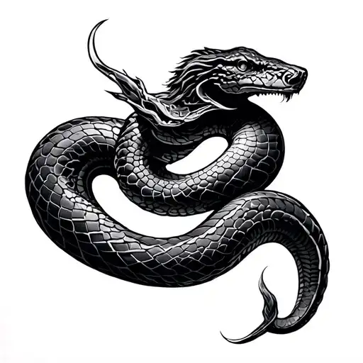 Steampunk Snake Sagittarius Zodiac Sign