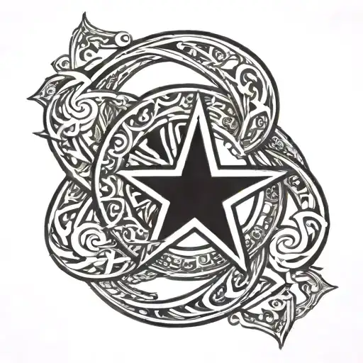 Infinity Symbol With A Star Sign