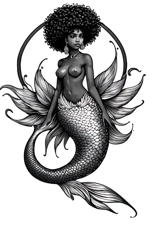 Afro Mermaid
