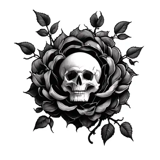 Poison Tree With Rose Thorn Vine