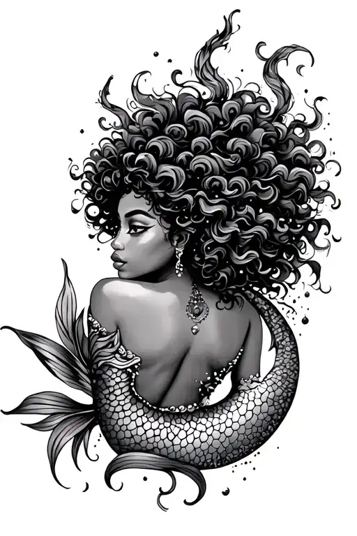 Afro Mermaid