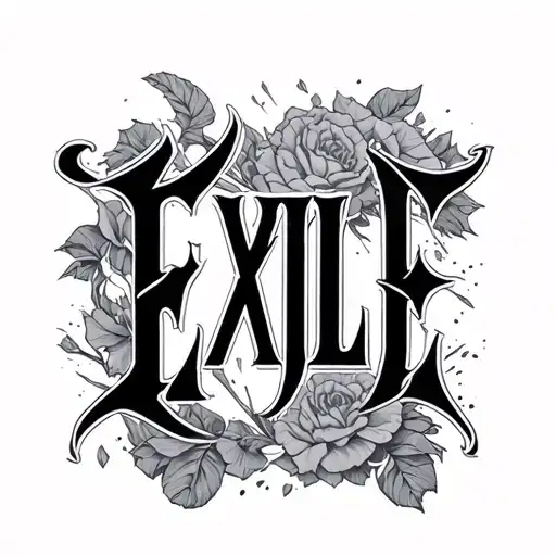 Exile Lettering