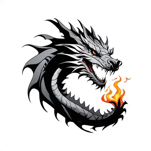 Dragon Breathing Fire