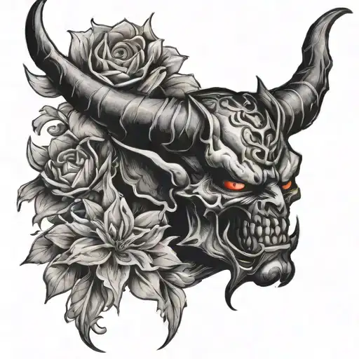 The Demon Is Evil Flowers