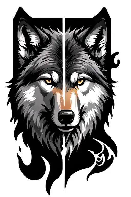 Wolf With God Forgive Mark