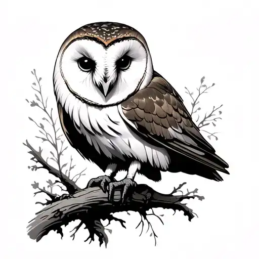 Barn Owl Back T
