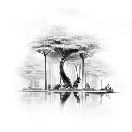 Living Jungle With Water