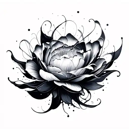 Suminagashi Abstract