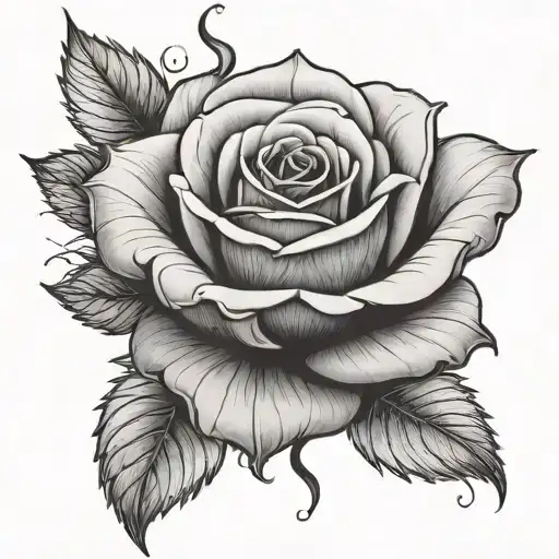 Rose Made From The Smoke That Is Around It