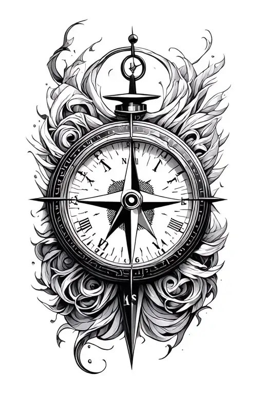 Compass And Clock