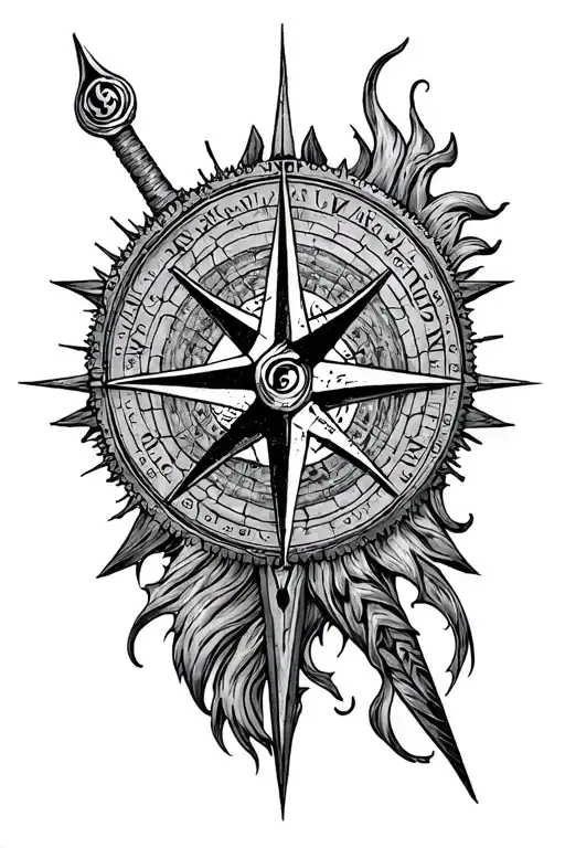 Vegvisir Viking Compass