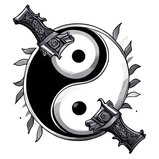 Yin-yang Pistol Dagger