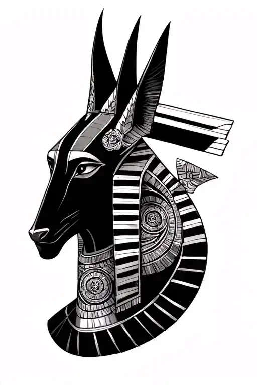 Anubis And Rah With Egyptian Stuff
