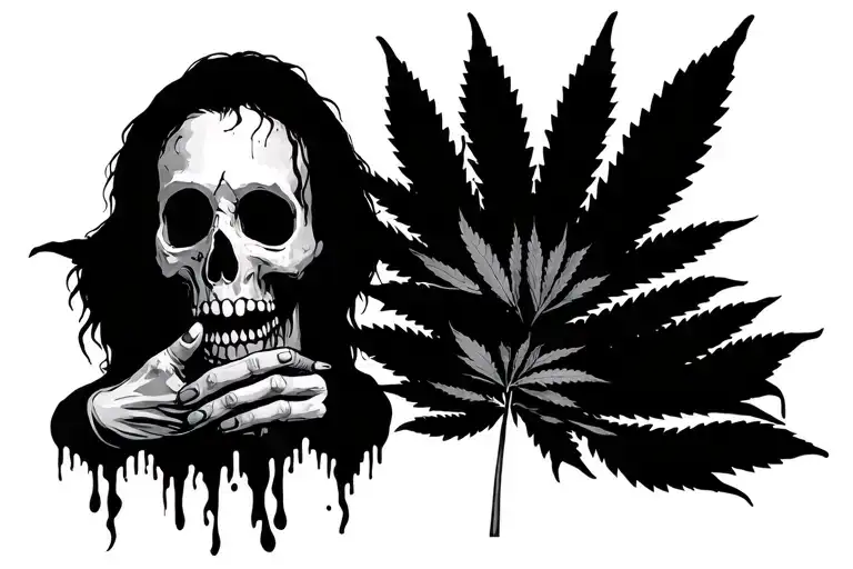 Weed Alone Tear Depression Hard Times