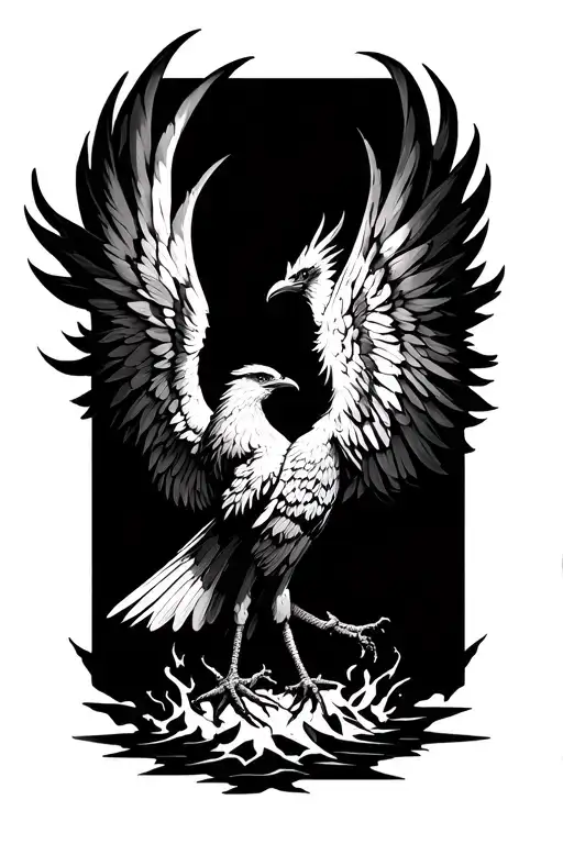 Phoenix Rising From Ashes