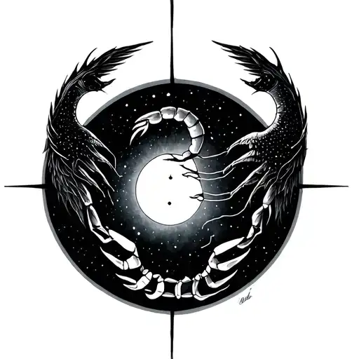 Scorpio And Aquarius Constellation