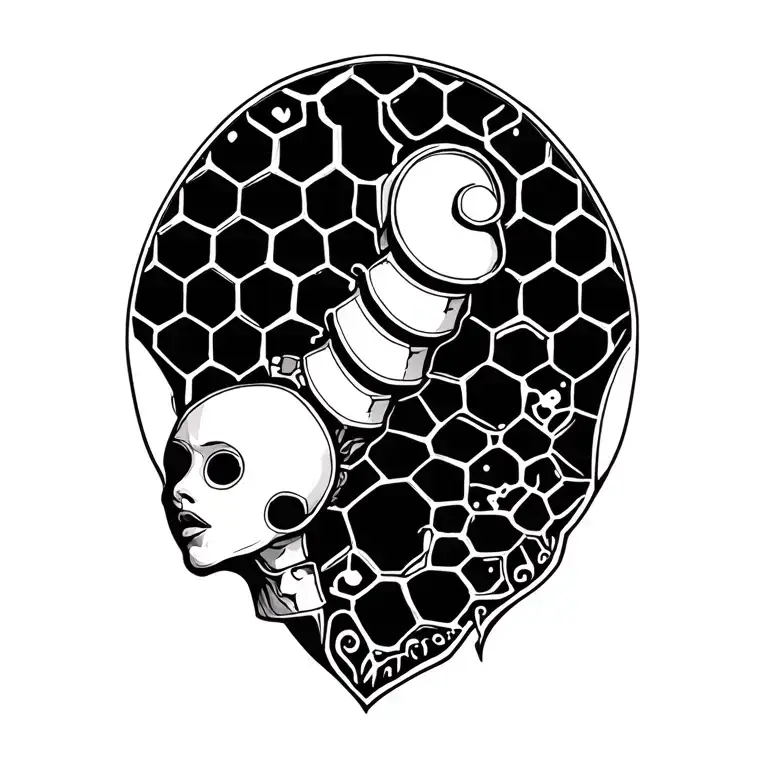 Honeycomb Style Outline