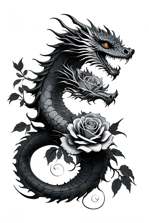 Roses And Dragon