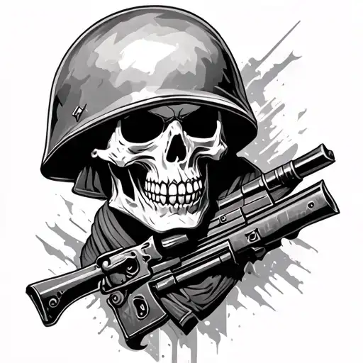 Skull Soldier Crazy