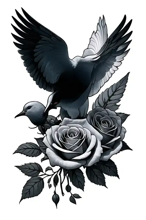 Roses And Dove