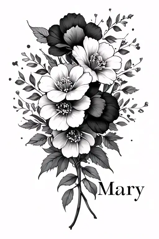 Flowers With The Name Mary Hidden