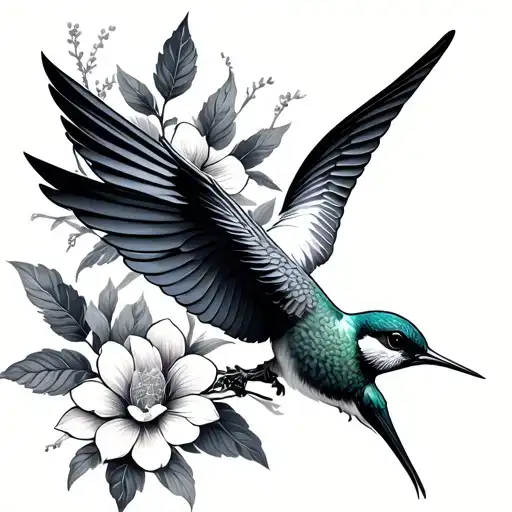 Traditional Style Hummingbird