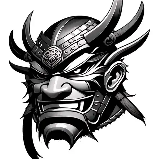 Samurai Oni Mask
