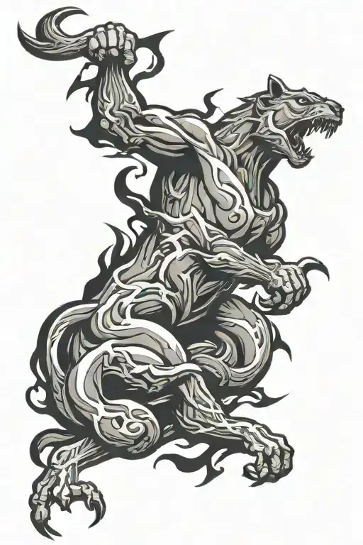 Animal Fighting Itself