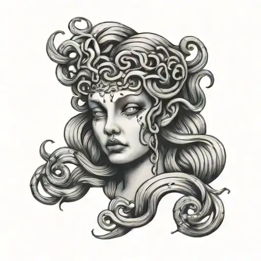 Medusa Head Crying Eye
