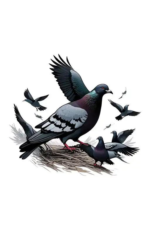 We Flock Like Pigeons