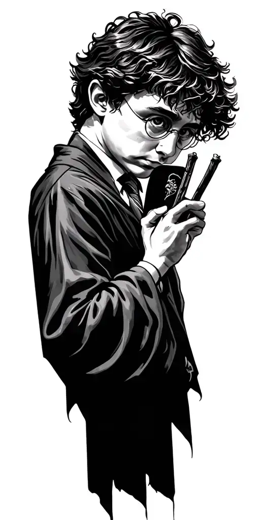 Harry Potter Themed Tattoo Design