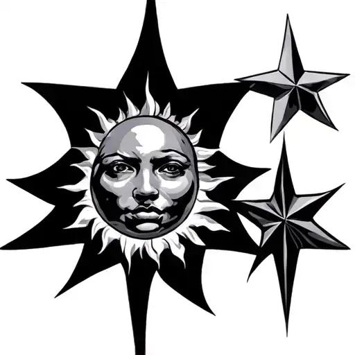 3 Stars And A Sun Rising