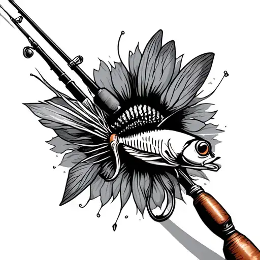 Fishing Rod With Beez