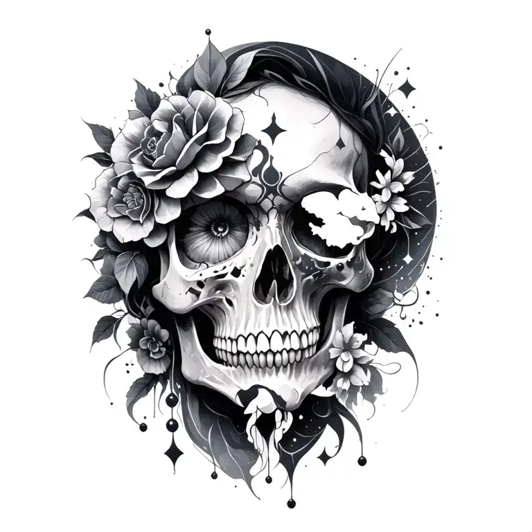 Cosmic Feminine Skull