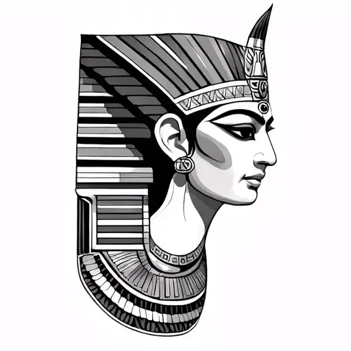 Egyptian Farao Tatoo Inspired