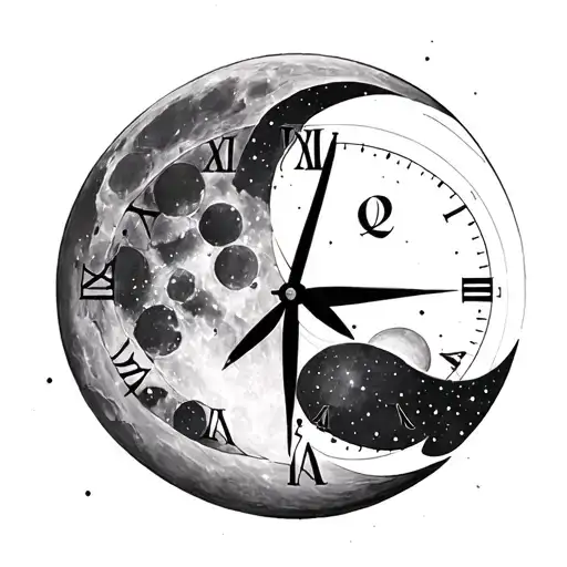 Clocks Gemini Alignment Moon