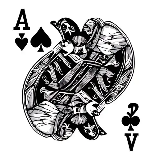 2 Of Hearts And 7 Spades Card