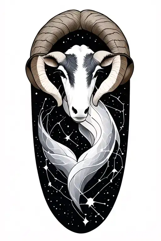 Aries Constellation Intertwined